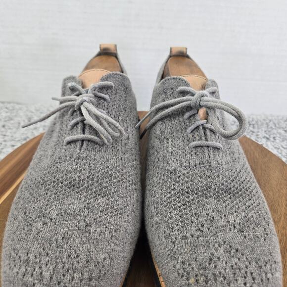Cole Haan Mens 11M ZeroGrand Stitchlite Wool Knit Gray Casual Daily Oxford Shoe main image 6